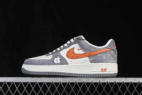 All Categories Nk Air Force 1 Air Force Series Nk Air Force 1 Low Air Force Low Nike Air Force 1'07 Low Gray Orange Private Collection Air Force One Low Casual Shoes DC9486-109